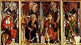 Michael Pacher Altar Of The Four Latin Fathers (inner panels) painting